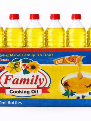 Family Cooking Oil – 900 ml × 5 Pack